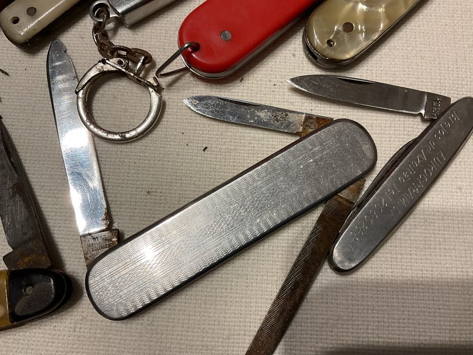 Lote 10 canivetes antigos