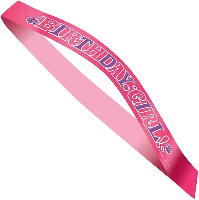 Faixa de aniversário para aniversariante Birthday Girl - ENVIO GRÁTIS