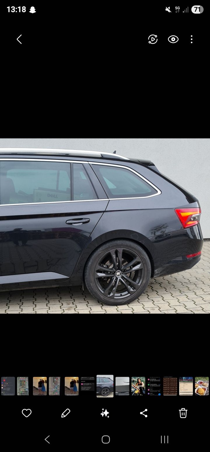 4x Używane felgi CARMANI 5 ARROW 19" cali 5x112 skoda vw audi v klasa