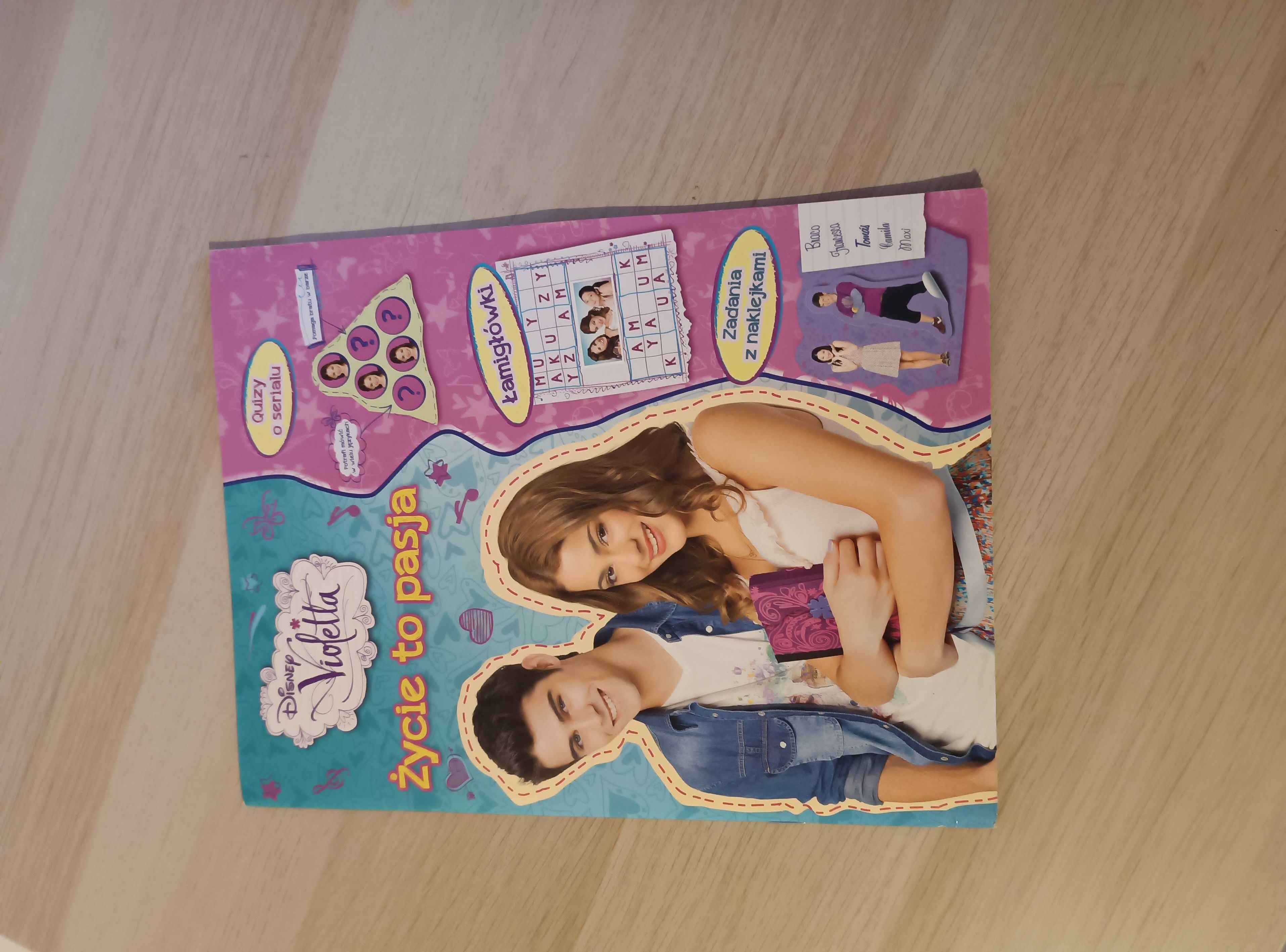 Książka Violetta Życie to pasja zadania + naklejki