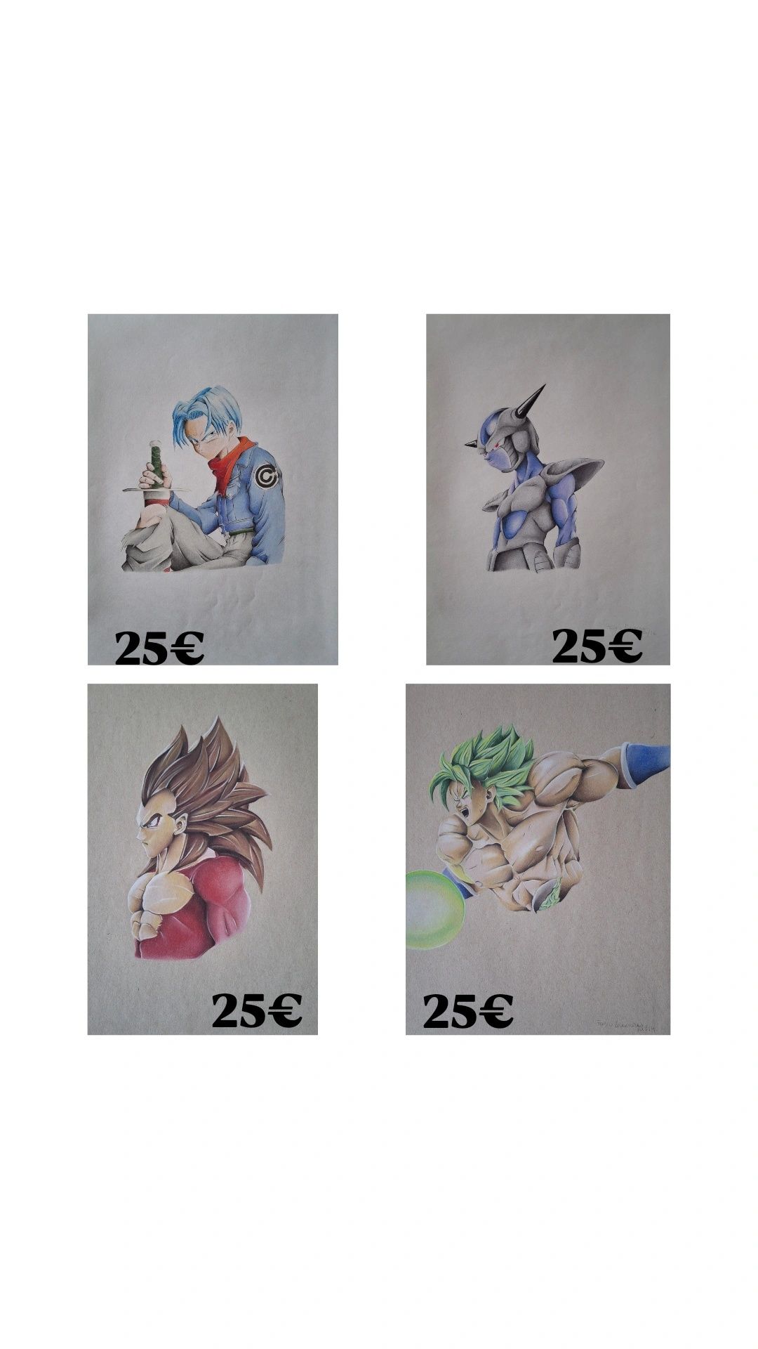 Desenhos a Lápis Pastel