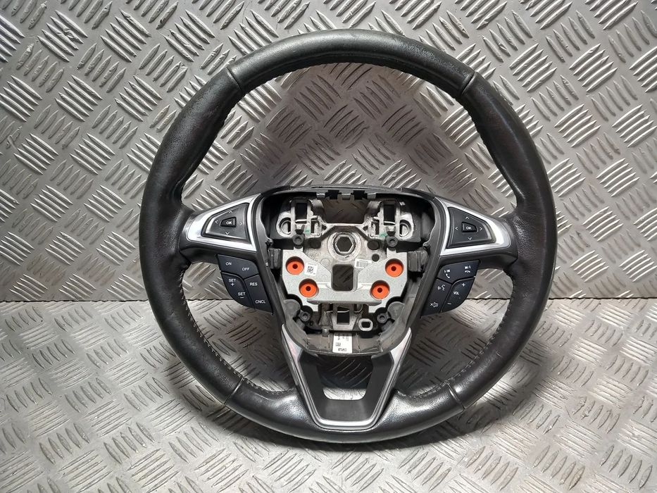 FORD MONDEO FUSION MK5 KIEROWNICA MULTIFUNKCJA SKÓRA