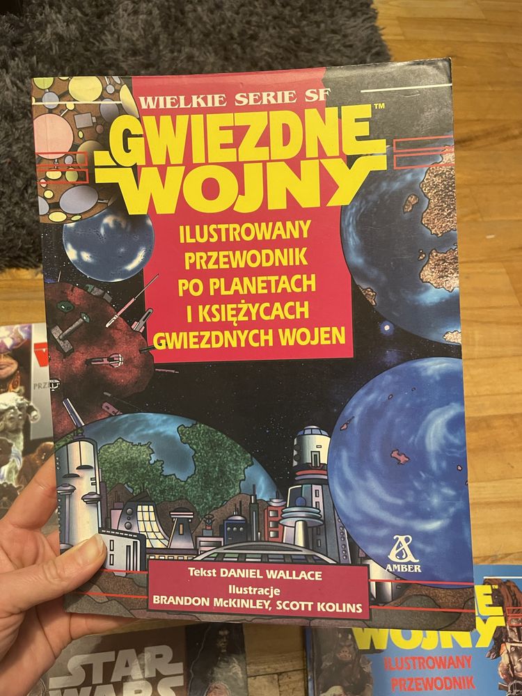 Gwiezdne wojny 5 tomów Ilustrowany przewodnik Amber star wars