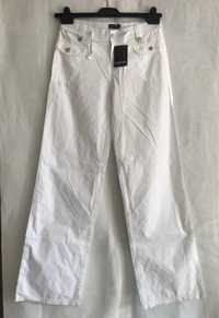 Białe spodnie bawełniane