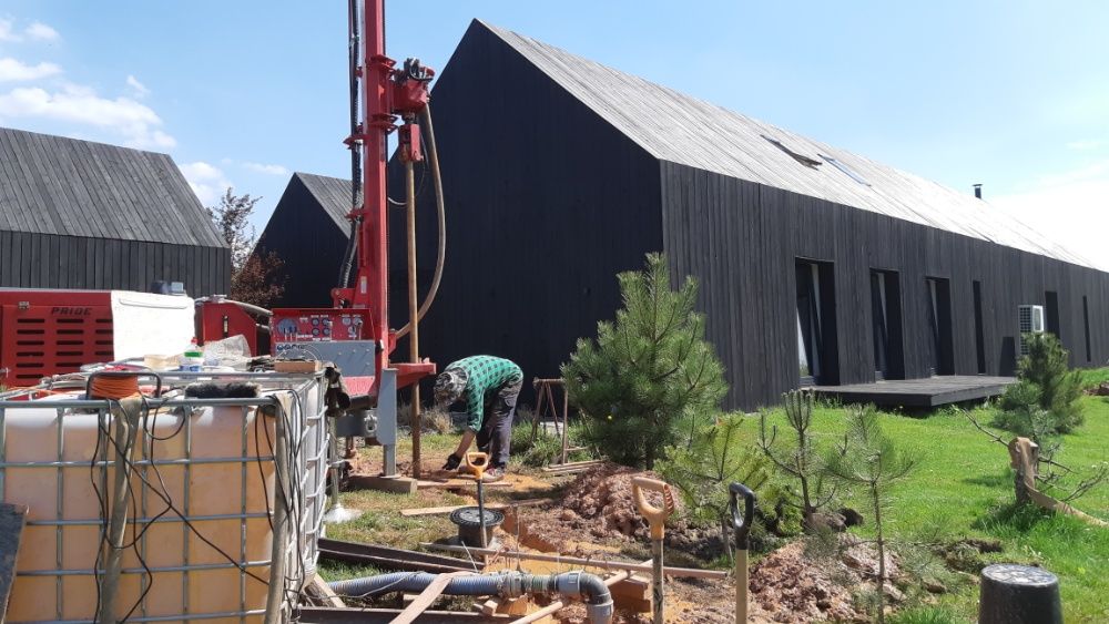 Wiercenie , budowa studni , studnie głębinowe , pompy ciepła