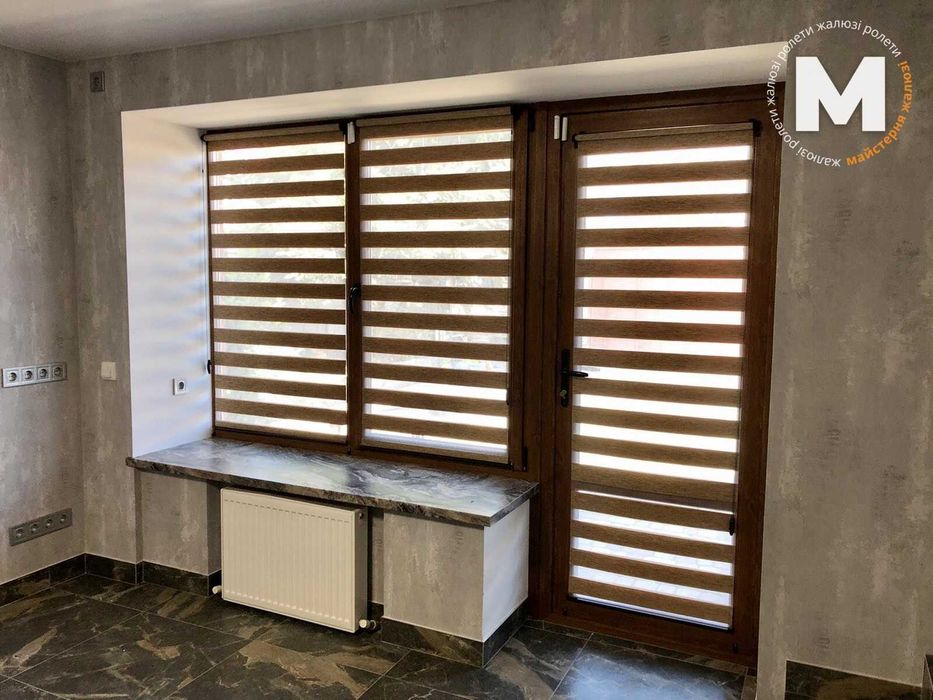 Рулонні штори, Тканинні ролети, доступні Жалюзі день ніч, римські