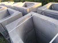 mur oporowy typu L, 100 cm, 80 cm, 60 cm