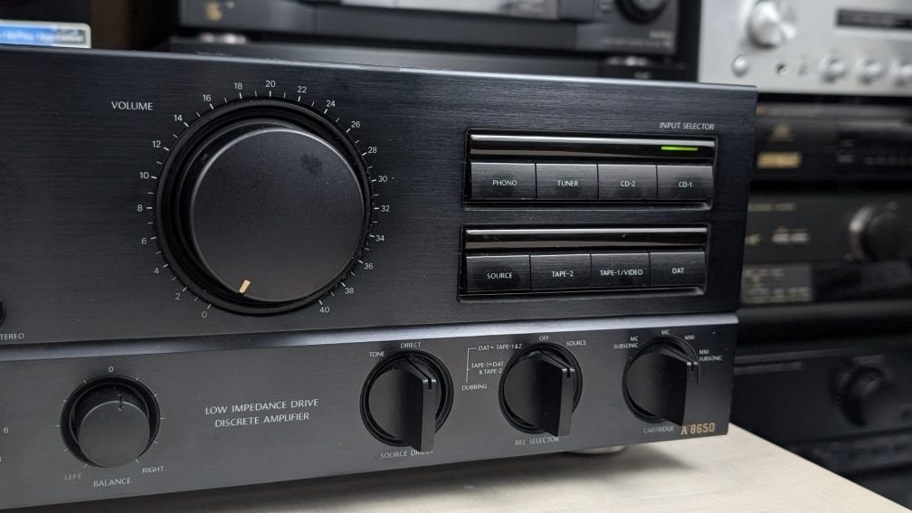Onkyo integra A-8650 Potężny zintegrowany wzmacniacz stereo vintage