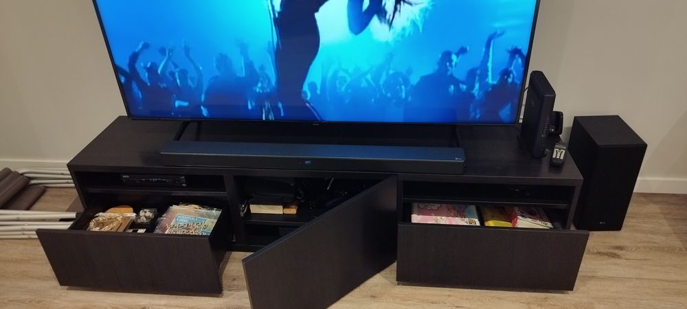 Móvel Tv novo escuro