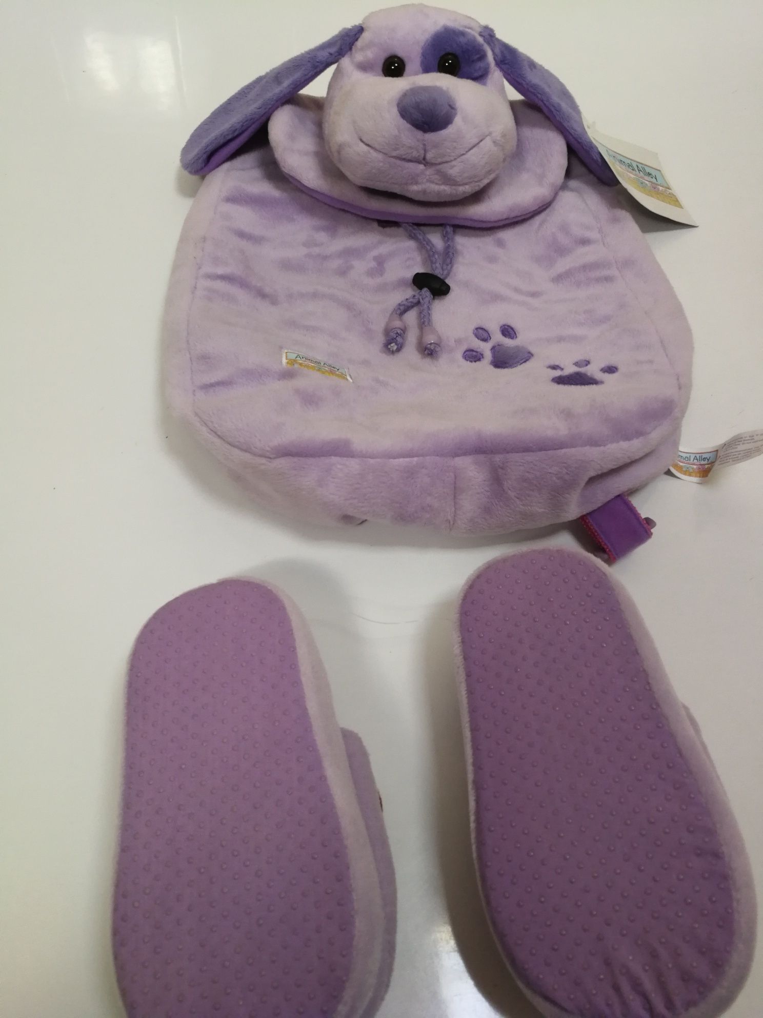 Mochila de cor lilás