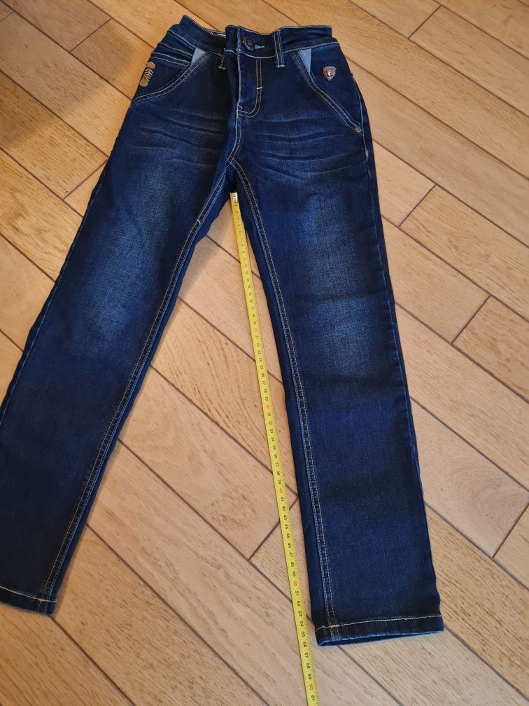 Spodnie jeansowe dla chłopca rozmiar 140