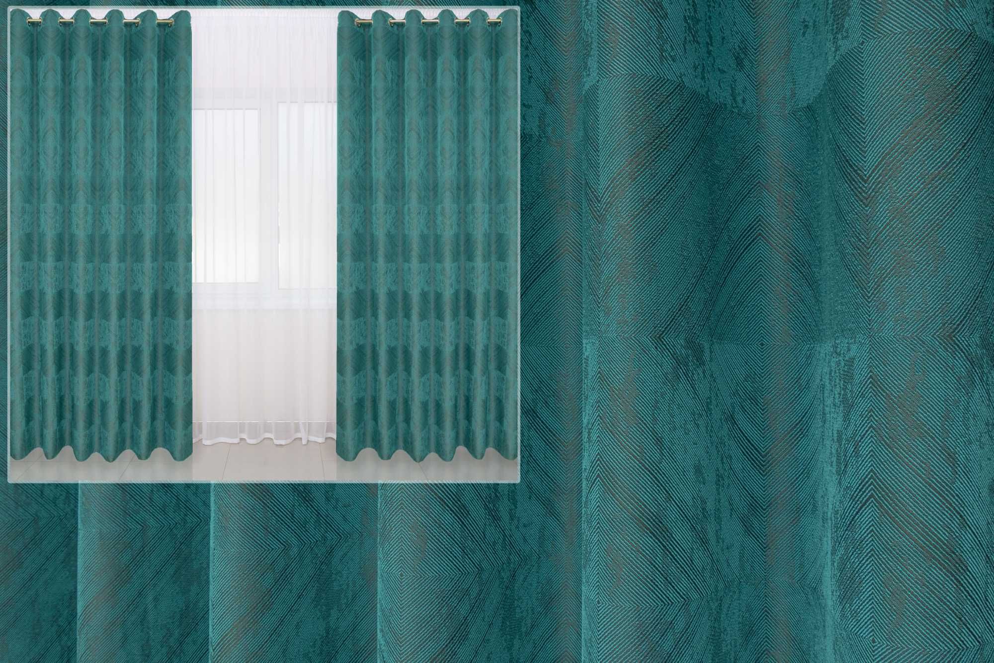 Мармурові штори з геометричним малюнком, шторна тканина, пошив штор