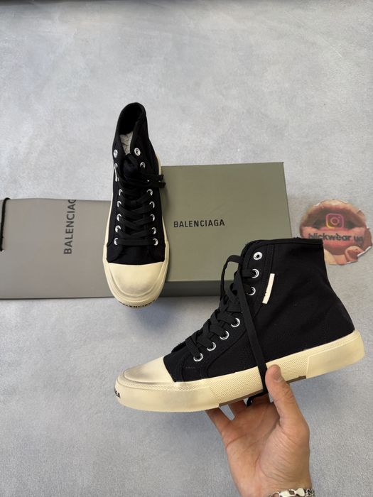кеды кроссовки Balenciaga Paris sneaks Black 41 42 43 Vetements