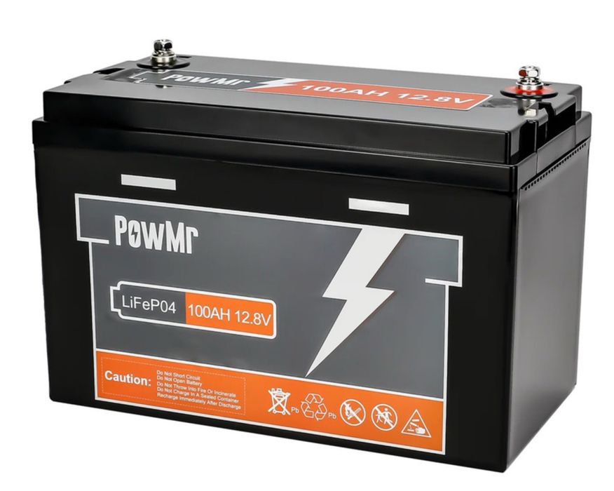 Акумулятор PowMr 100 AH 12,8 V (1200W*h)  LiFe PO4