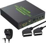 Linkfor Scart Na Hdmi Konwerter Scart + Adapter Hdmi Na Hdmi