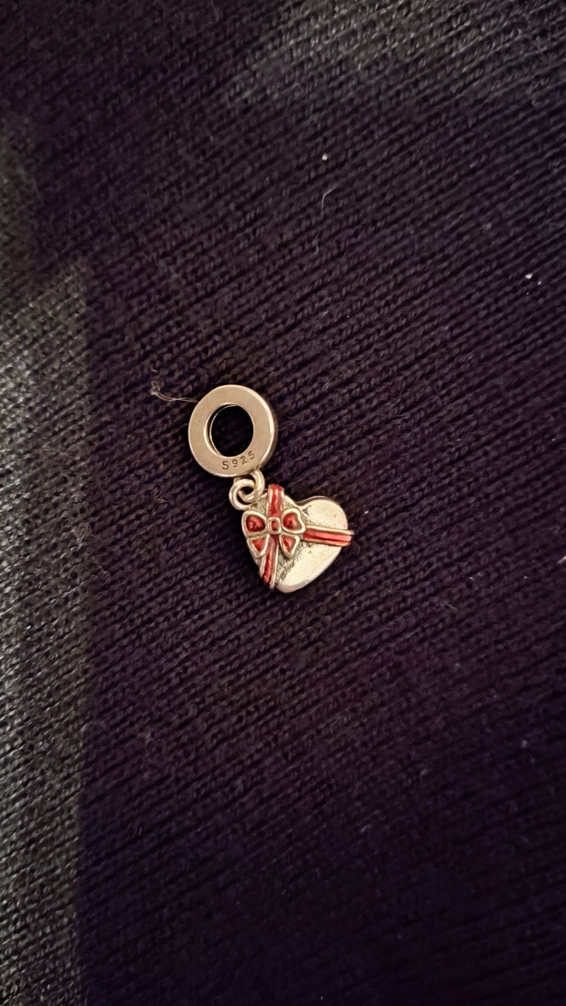 Charms serduszko 925