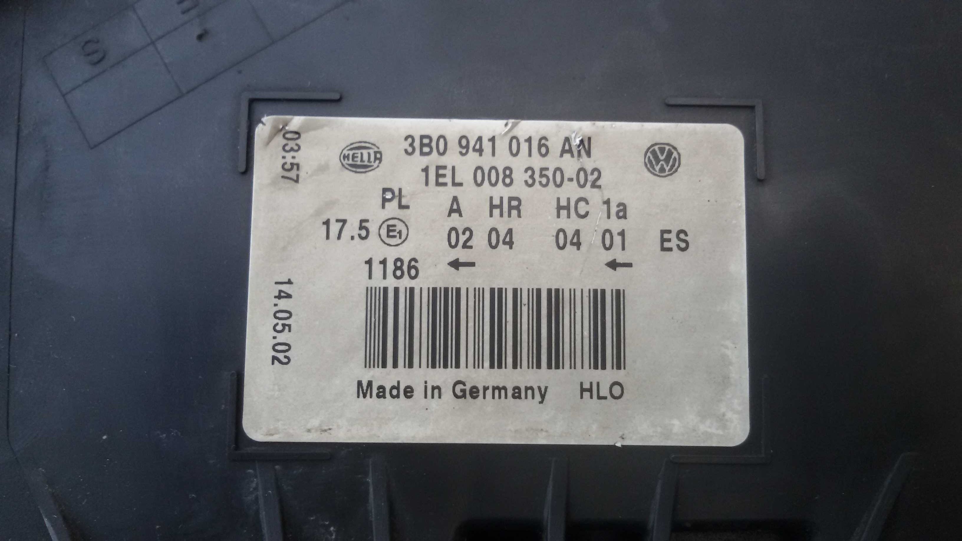 Lampy przednie Vw Passat b5 FL Lewa