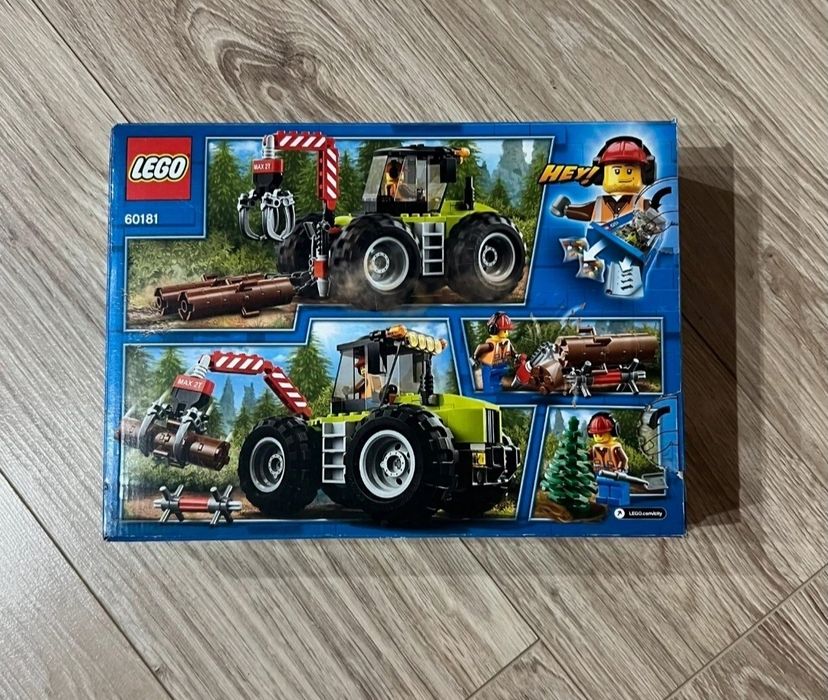 Klocki Lego City model 60181 traktor leśny jak nowe !!