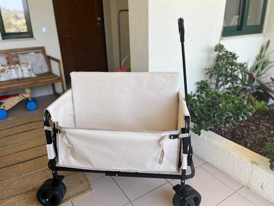 Carrinho Dobrável VEVOR 2-em-1 – Novo, Nunca Usado, Capacidade 258 kg