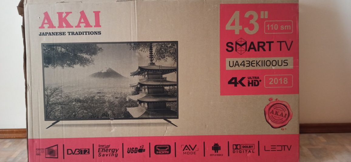 Телевизор AKAI UA43EK1100US новый