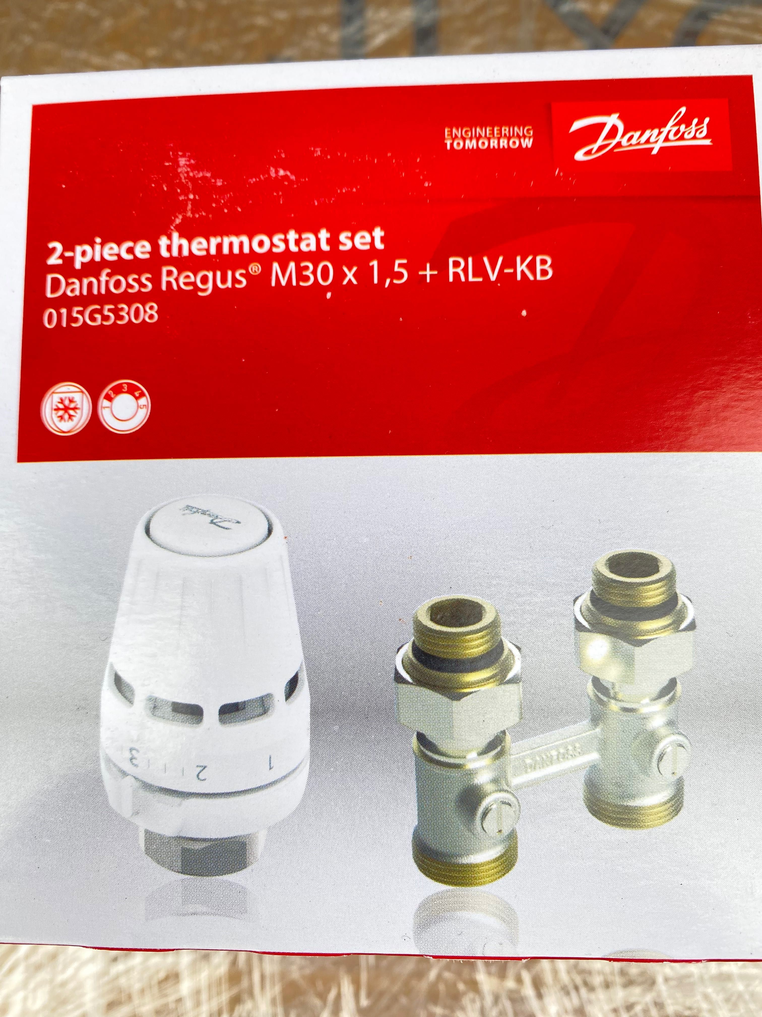 Комплект термостатический для радиатора Danfoss (Regus+RLV-KB)