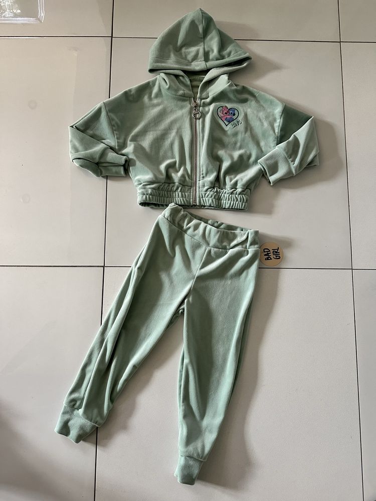Dres welurowy Stich r. 3/4-13/14 lat