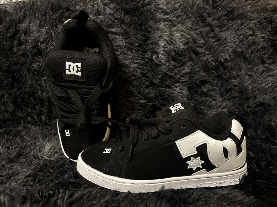 DC Shoes Court Graffik Black White