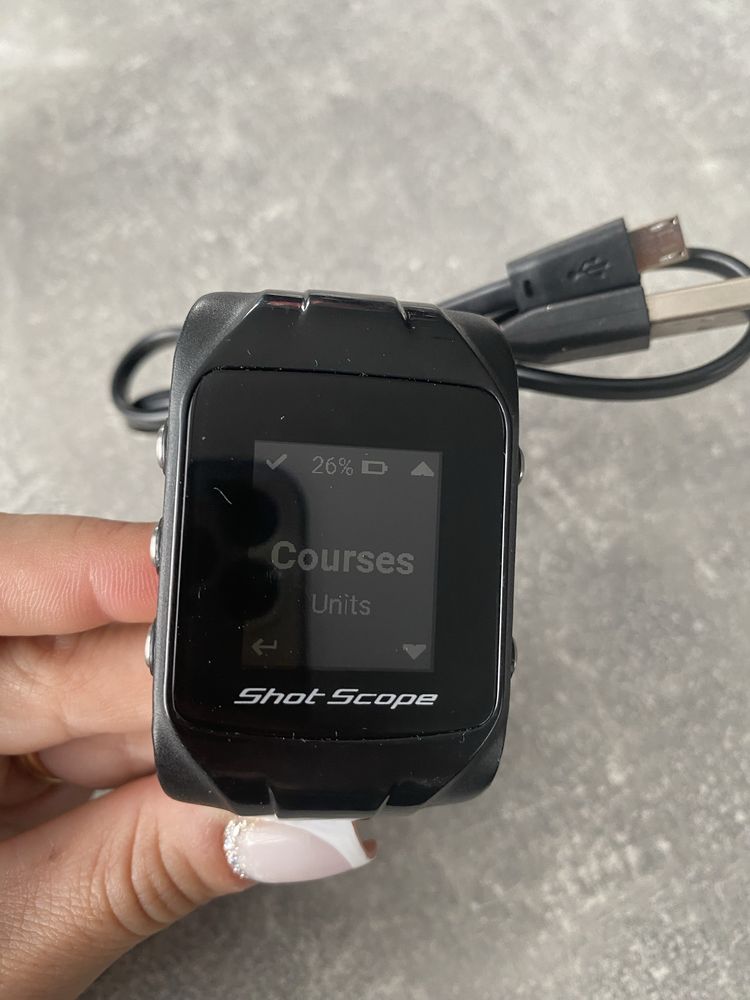 Shot Scope smartwatch do gry w Golfa