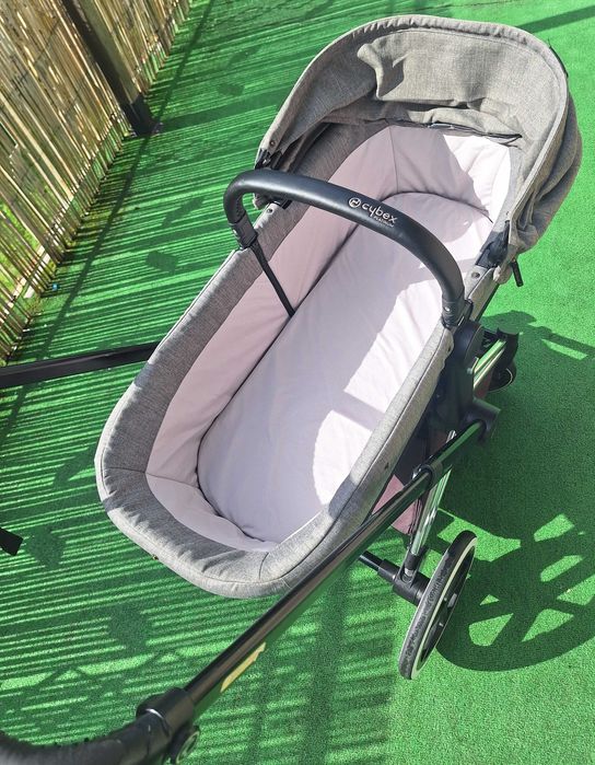 CYBEX PRIAM LUX rama chrome zestaw 2w1 gondola spacerówka stelaż