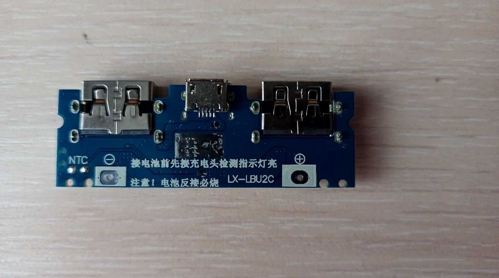 Плата создайте свой мощный PowerBank 18650 Micro USB Type-C 5V / 2.4A