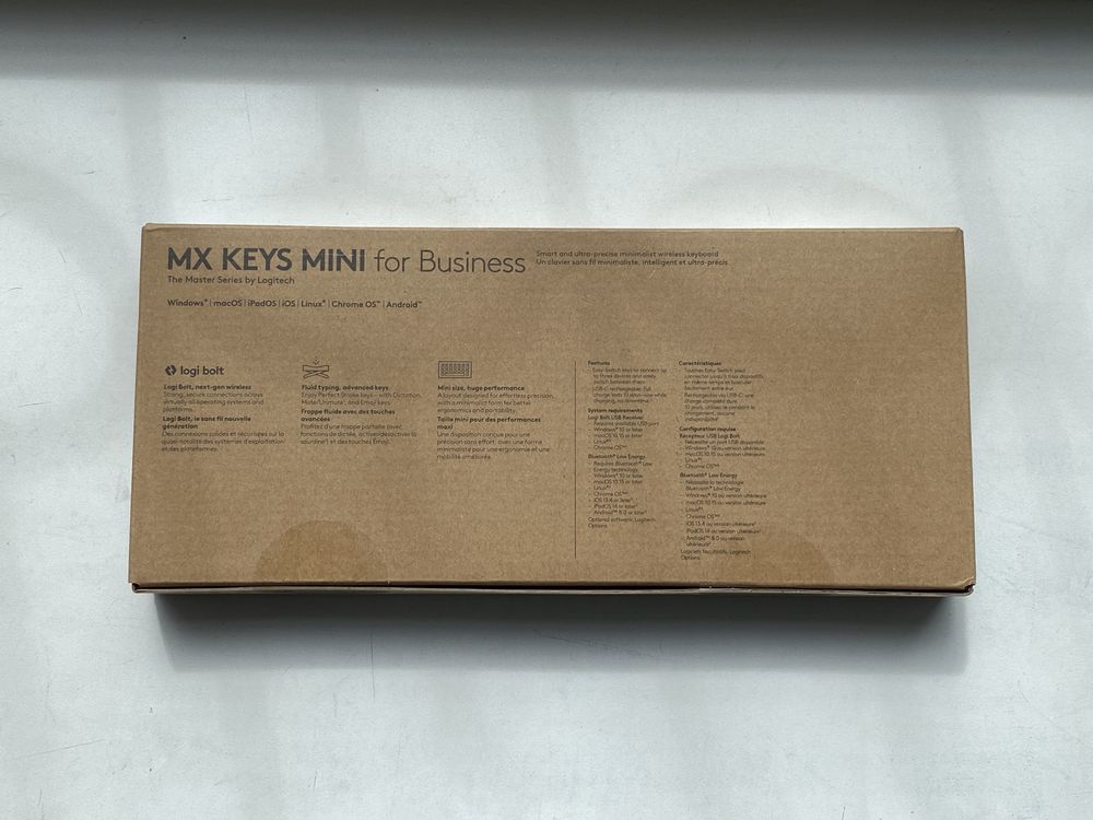 Ексклюзив Logitech MX Keys Mini for Business (Graphite) US / ANSI