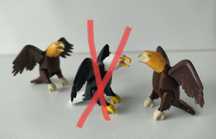 Orzeł - figurka typu LEGO/ COBI