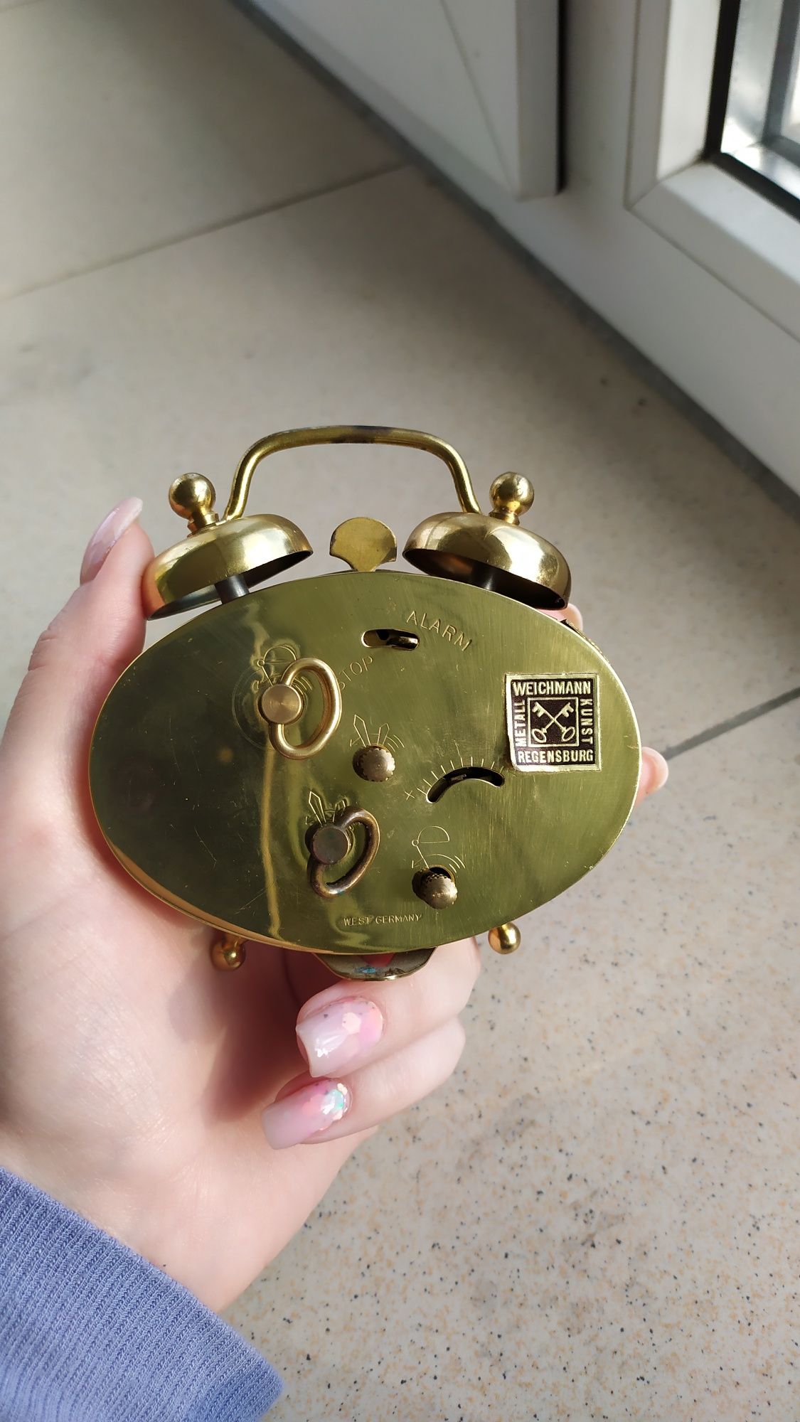 Годинник вінтажний Німеччина 1950 рік Blessing alarm.