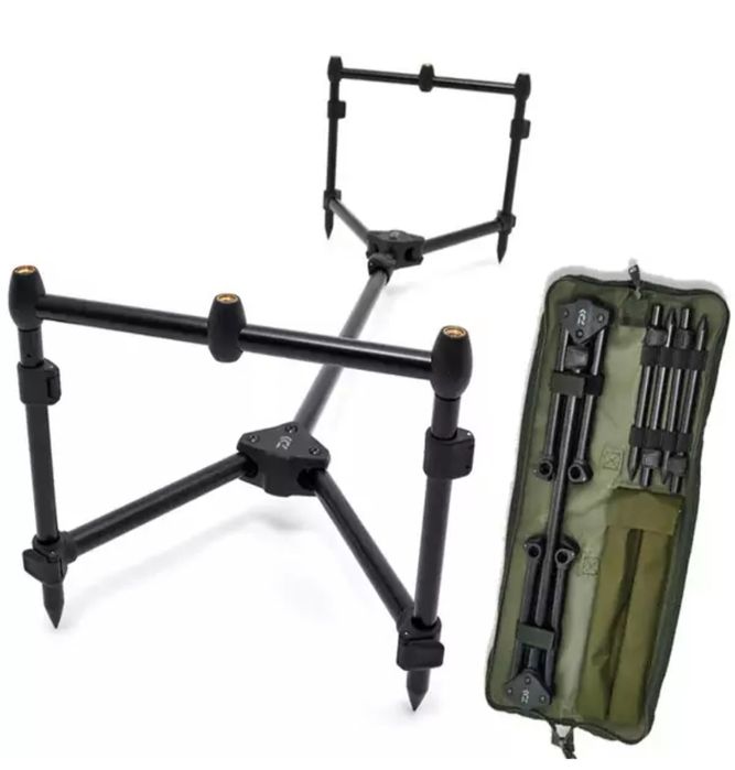 Род под Daiwa Black Widow Low Level 3 Rod Pod