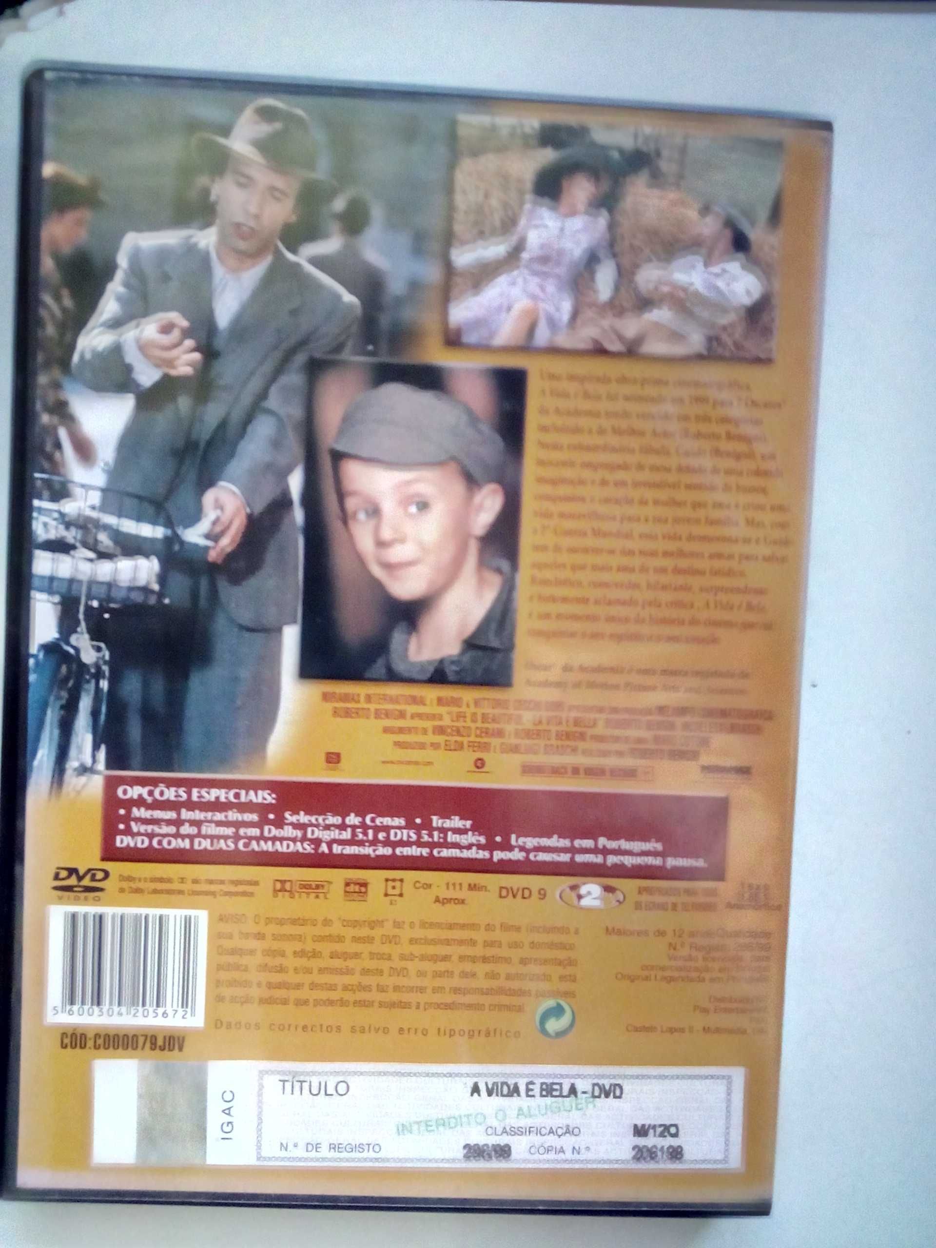 A vida é bela, de Roberto Benigni, dvd