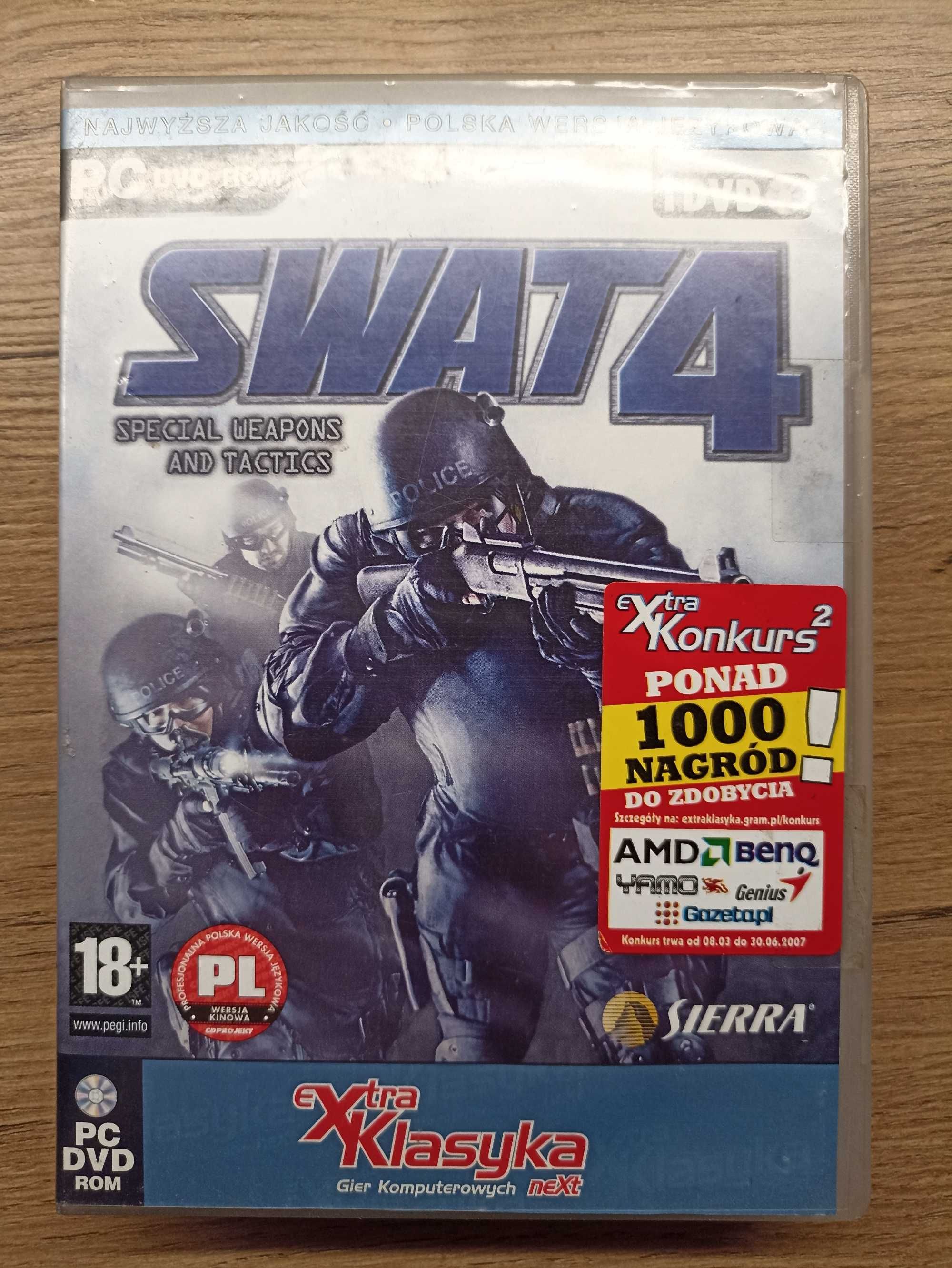Gra  SWAT4  PC DVD-ROM  używana wersja pudełkowa