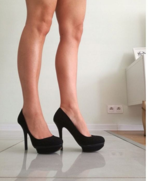 STRADIVARIUS szpilki czółenka 38 czarne