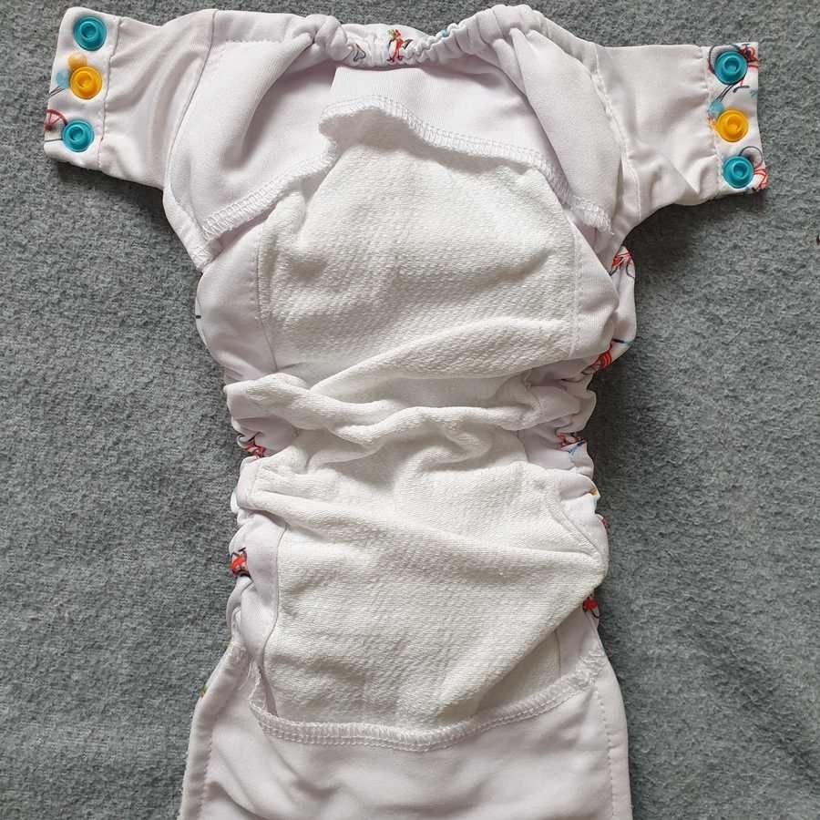 pielucha AIO OS slim Little Birds Diapers wiosenna przejażdżka