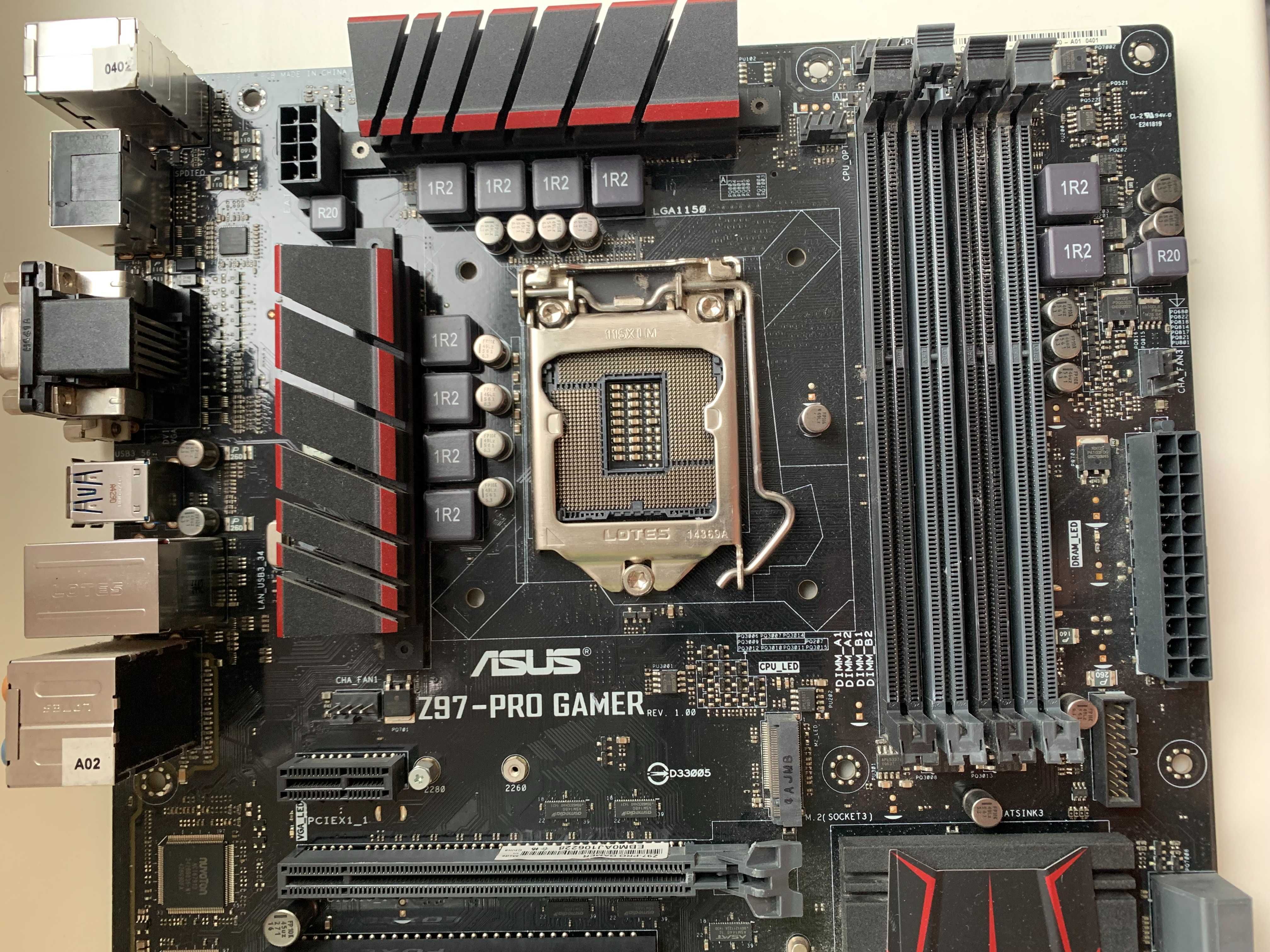 Материнська плата Asus Z97-Pro Gamer (s1150, Intel Z97, PCI-Ex16)