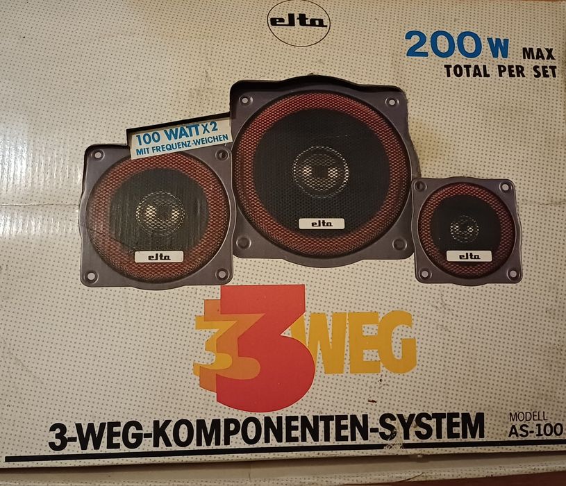 Zestaw głośników samochodowych Elta AS-100