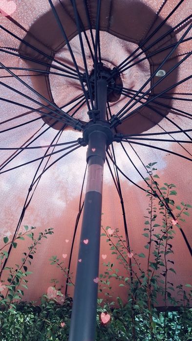 Parasol ogrodowy łamany duży XXL