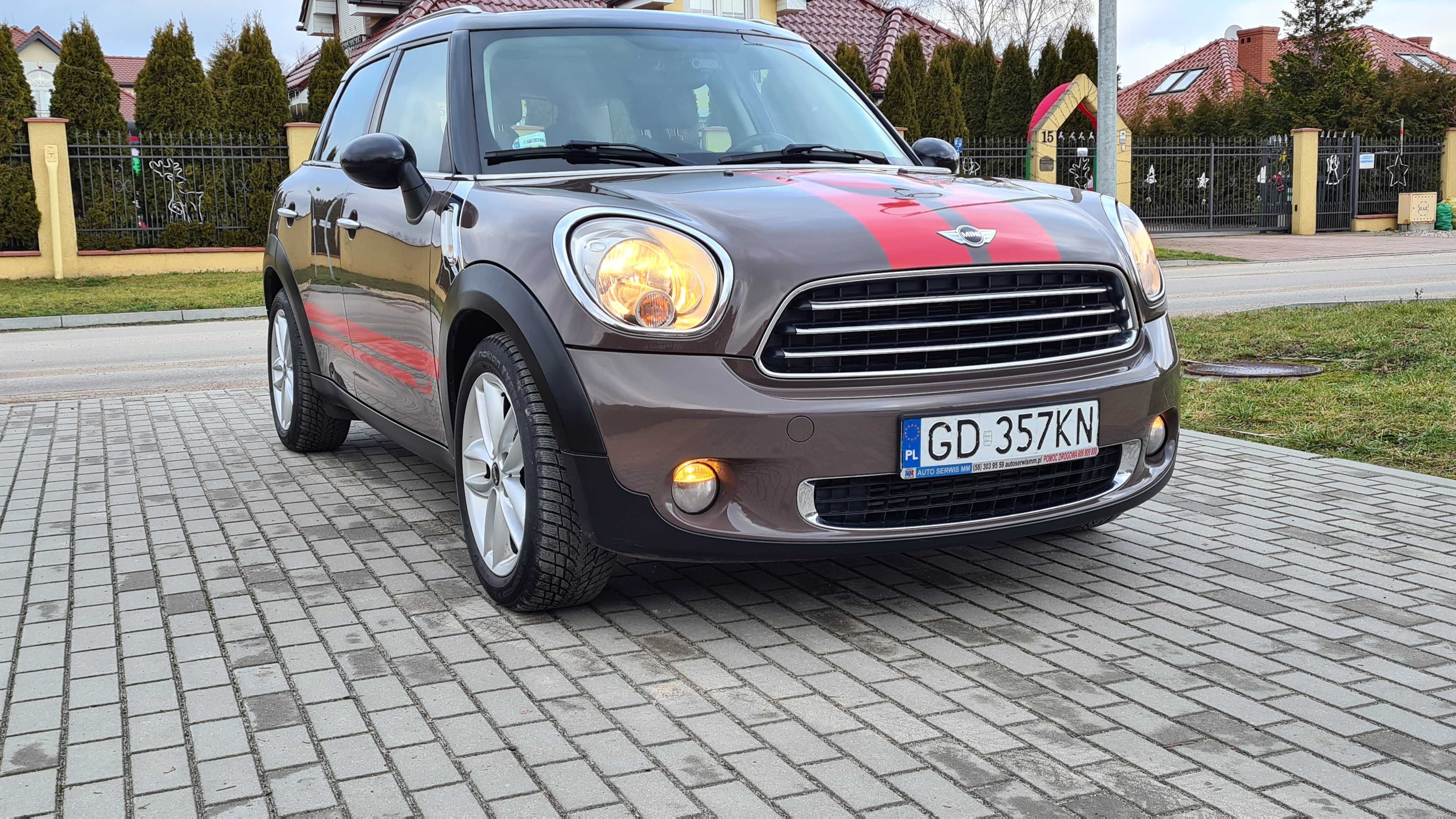 MINI COUNTRYMAN R60 ALL4 1.6 diesel, napęd  4X4, dach panoramiczny