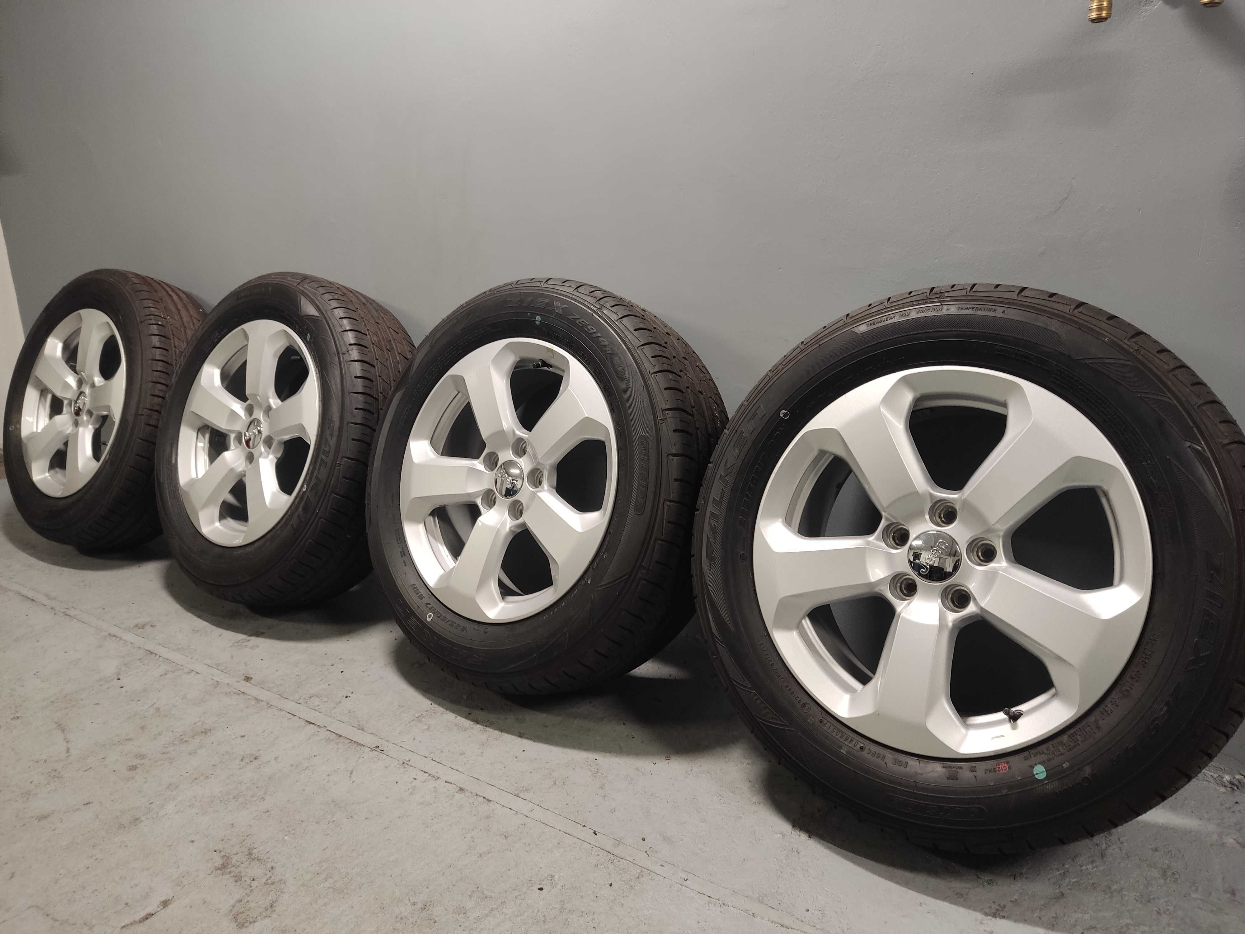 Koła alu 17 Jeep Compass Renegade, 5x110, 225/60R17 Falken, NOWE