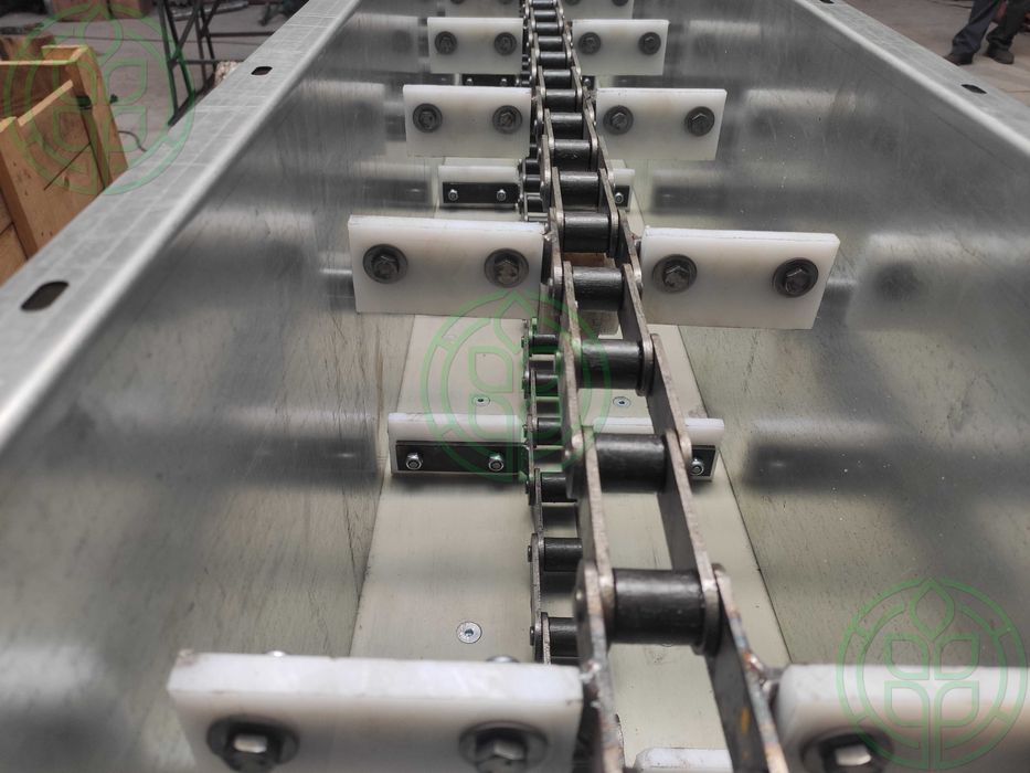 Транспортер скребковий, для зерна, пелети, комбікорма, гарантія якість