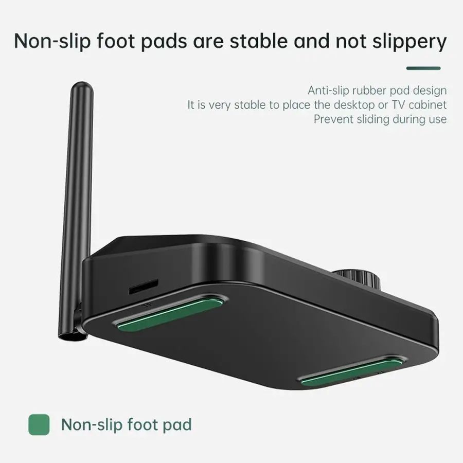 Bluetooth-приймач передавач C41 з LCD-екраном, оптичний вхід, підтримк