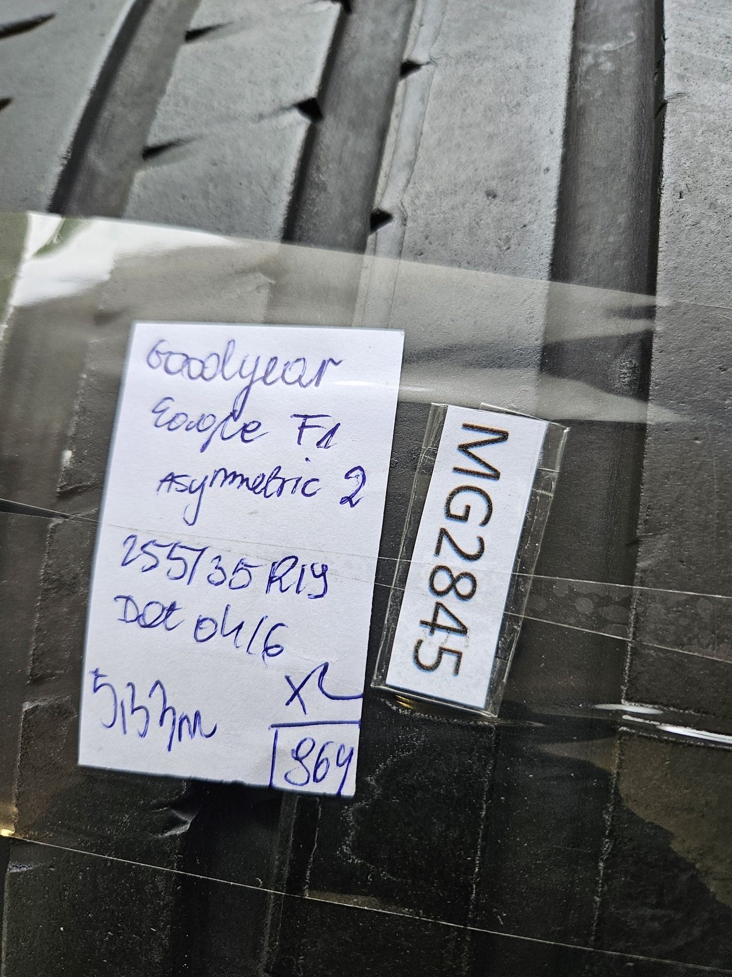 Goodyear 255/35 r19 Eagle F1 Asymmetric 2 /// 5,3mm!!! Wysyłka