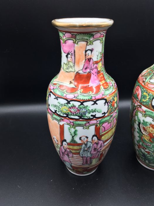 Par de Jarras porcelana antiga macau