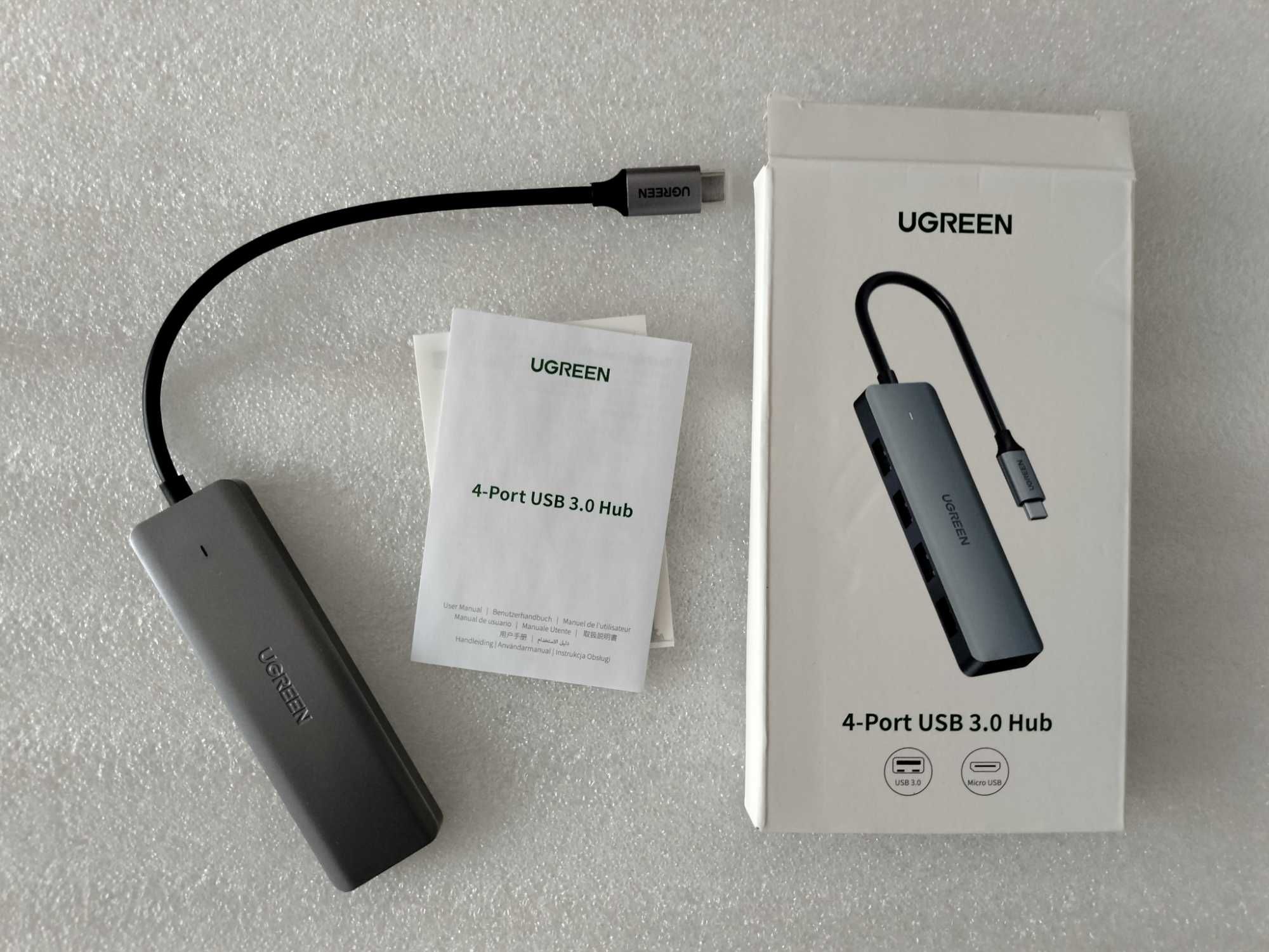 Ugreen 4-port usb 3.0 hub, юсбі хаб