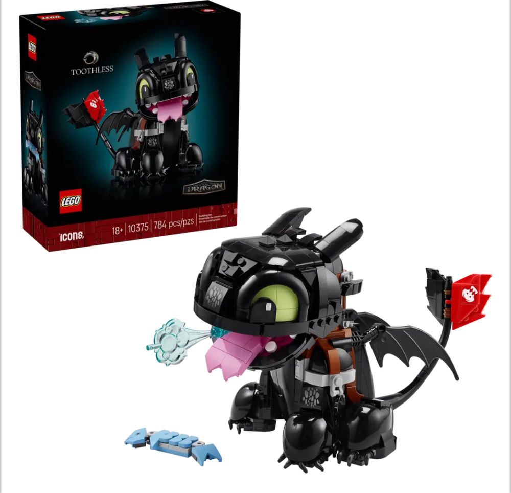 Lego 10375 Toothless Szczerbatek Jak wytresować smoka Dowóz