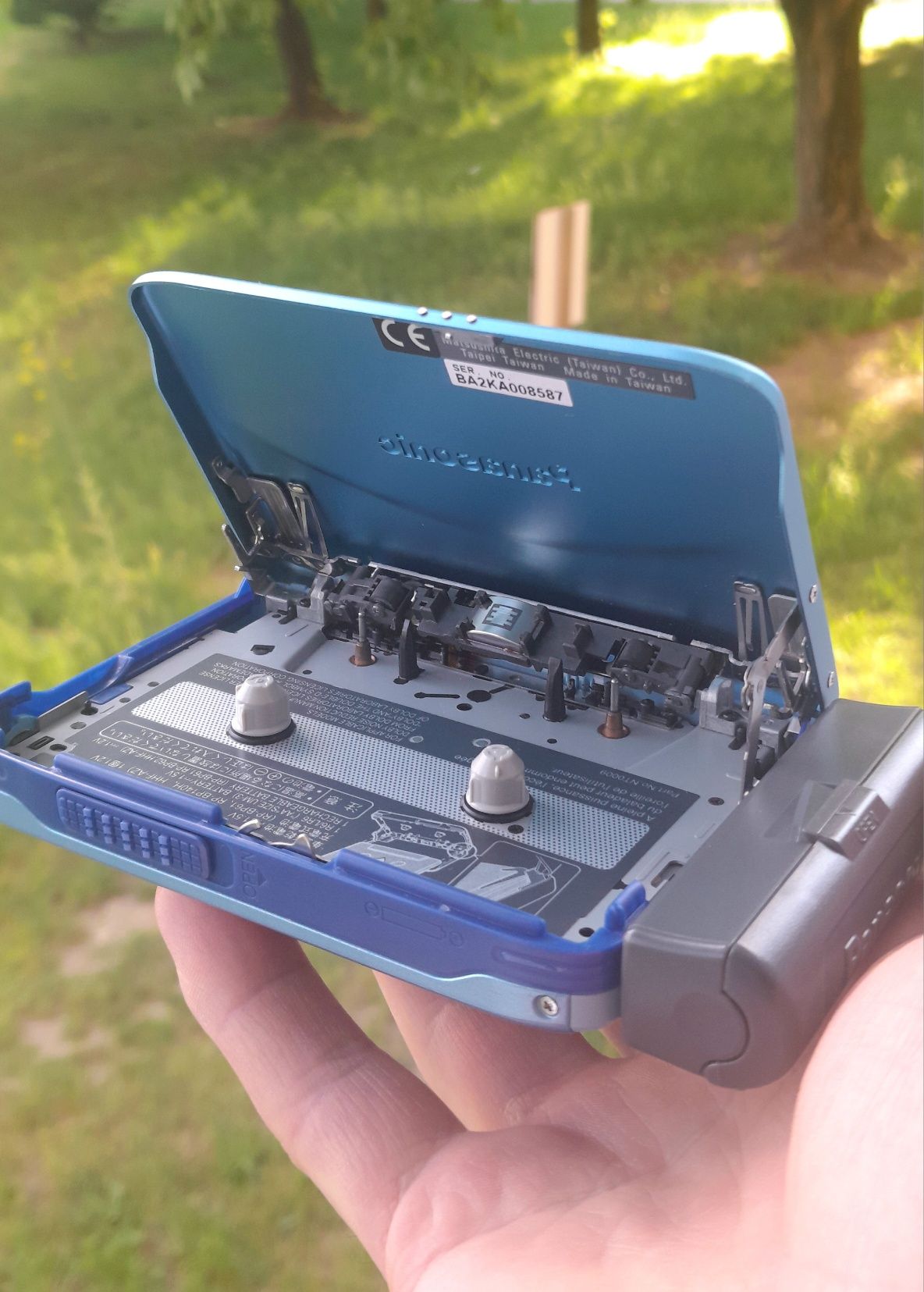 Walkman Panasonic RQ-SX43 po serwisie, słuchawki, zestaw